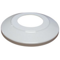 White Standard Profile Aluminum Flash Collar (2 3/8" Diameter Pole/ 8" Outside Diameter)